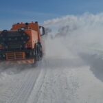 Un nou episod de ninsoare și viscol. Șoferii au învățat din experiența viscolului de săptămâna trecută