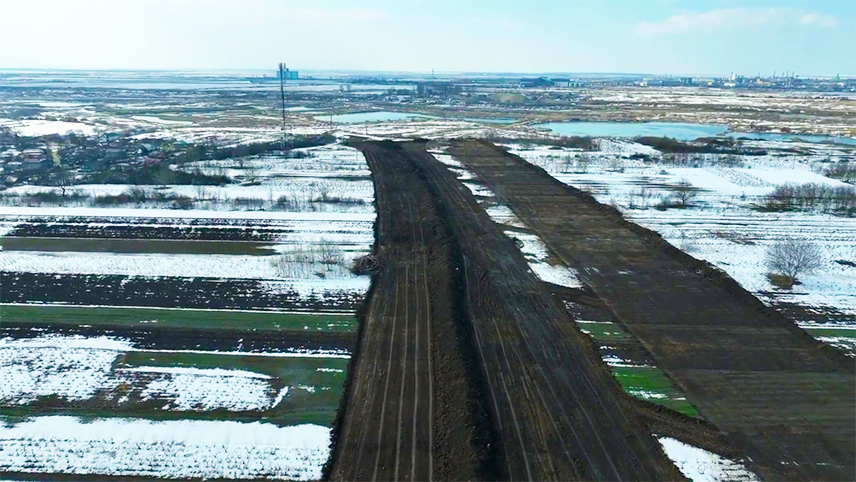 Unul dintre cele mai lungi poduri din țară. Pe tronsonul de Autostradă Buzău – Vadu Pașii