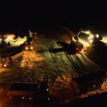 (VIDEO) Furnicar nocturn pe Autostrada Buzău – Focșani. Mai puțină mișcare pe tronsonul Mizil – Pietroasele