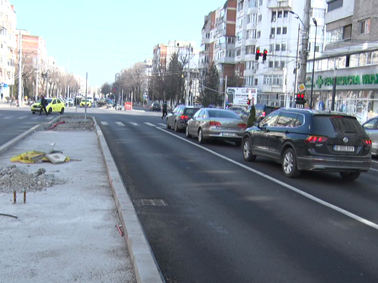 Parcări în spic. Unirii Sud ar putea rămâne cu câte o bandă de circulație pe sens
