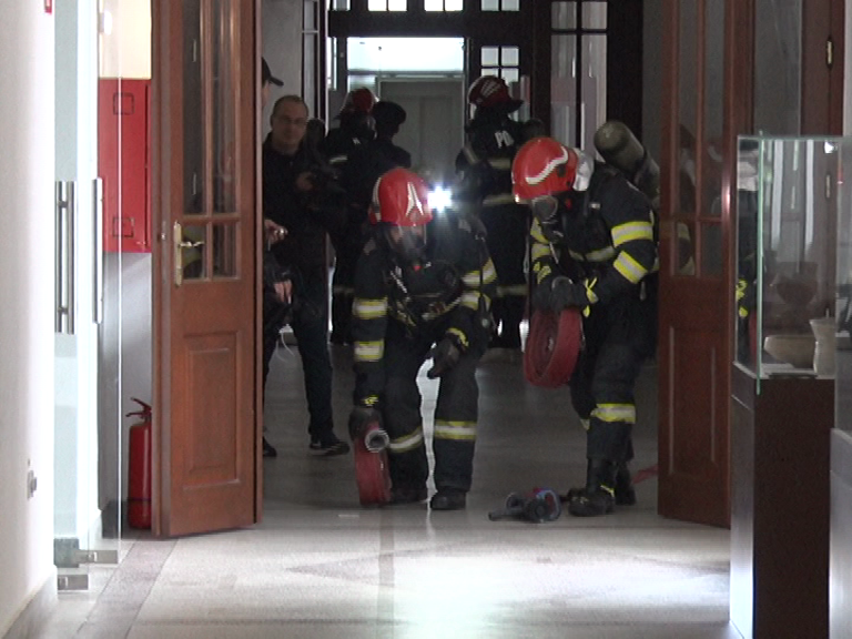 Misiune la Muzeu. ISU Buzău a intervenit decisiv