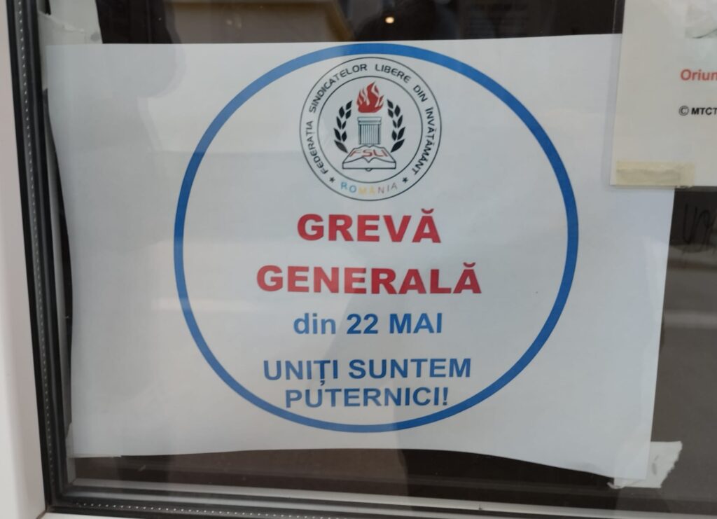 Prima zi de grevă: Clase goale, în majoritatea școlilor. La Liceul "D. Filipescu" s-a învățat