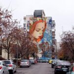 Fetița cu păpădia. Primul bloc cu artă murală din Buzău