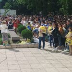 Tensiuni la Buzău, la protestul profesorilor. Liderii de sindicat, locali și naționali, acuzați de trădare!