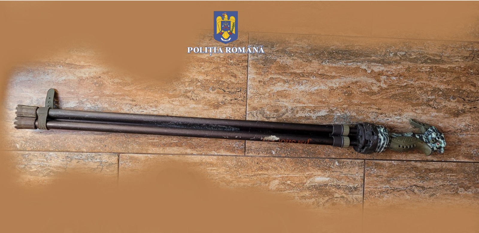 (VIDEO) Percheziții la vânători, bărbați reținuți. Zeci de trofee de mistreț și cerb, confiscate