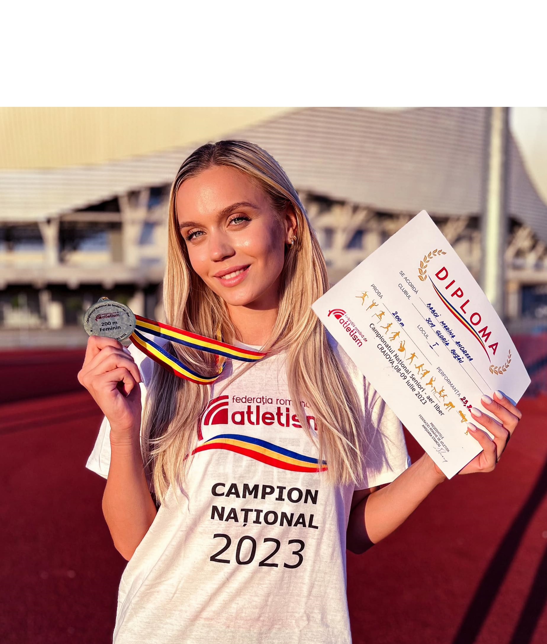 Marina Baboi, campioană națională la 200 de metri. Ce rezultate au obținut ceilalți atleți de la Gloria Buzău