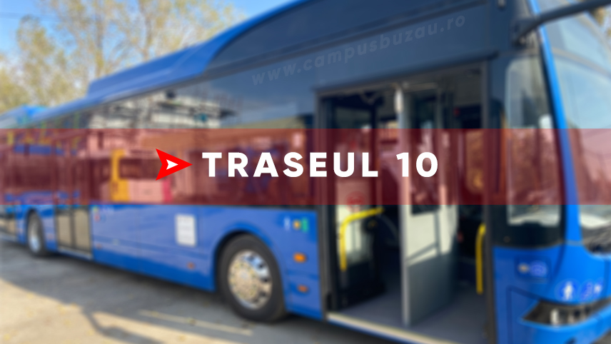 Se modifică programul de transport pe traseul 10