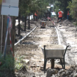 Trotuare în lucru. Proiectul de pe Transilvaniei se apropie de final