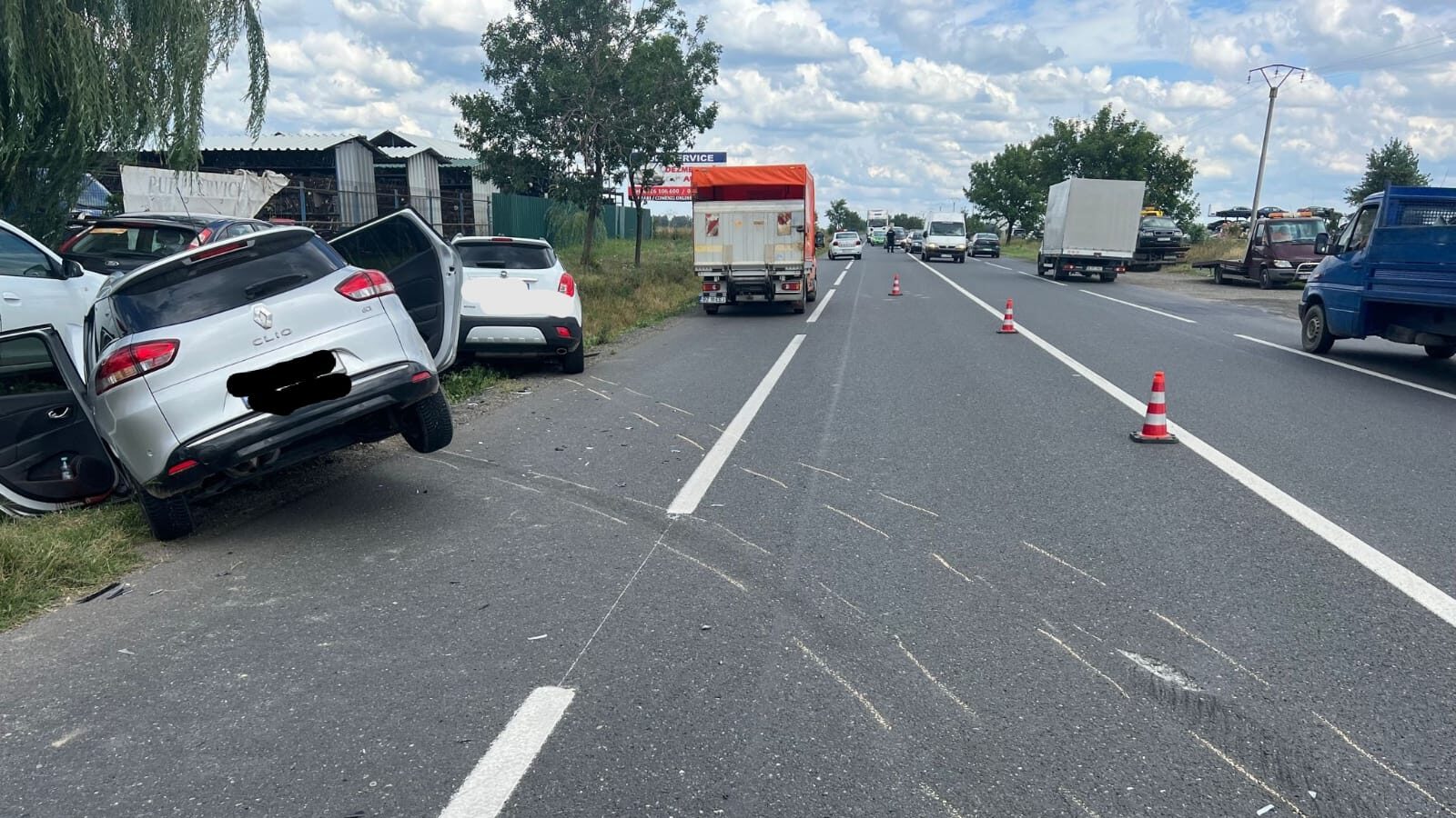 (FOTO) Încă o tragedie pe E85. O tânără din Buzău a decedat