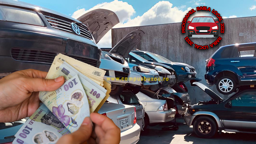 Primăria Municipiului Buzău primește dosarele solicitanților înscriși la Programul privind casarea autovehiculelor uzate – Rabla Local