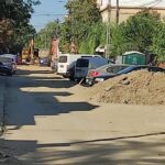 Sens unic suspendat. Pe strada Bucegi se circulă cu dificultate