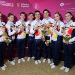 (VIDEO) Gimnaștii ,,tricolori”, spectacol la Mondialul de aerobic. Campionatul, organizat la în Sala Polivalentă din București