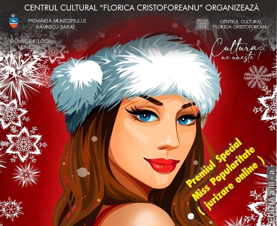 MISS CRĂCIUNIȚA, la Centrul Cultural ,,Florica Cristoforeanu”. Mai sunt doar trei zile pentru înscrieri!