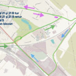 Datorită lucrărilor la infrastructura de apă și canalizare se modifică Traseul 5, respectiv se deviază returul Traseelor 21 și 21 B