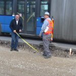 Conexiune la Gară. Se va face joncțiunea între pistele de biciclete