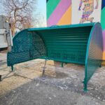 Garaj pentru biciclete. Primul exemplar a fost deja instalat