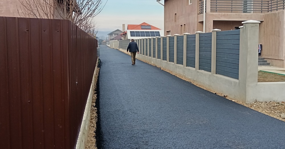 A venit iarna dar șantierele sunt încă deschise. Continuă modernizarea infrastructurii în comuna Vernești