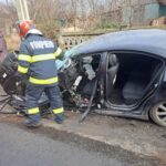(UPDATE/VIDEO) Grav accident pe E 85, la Cioranca. Persoană încarcerată