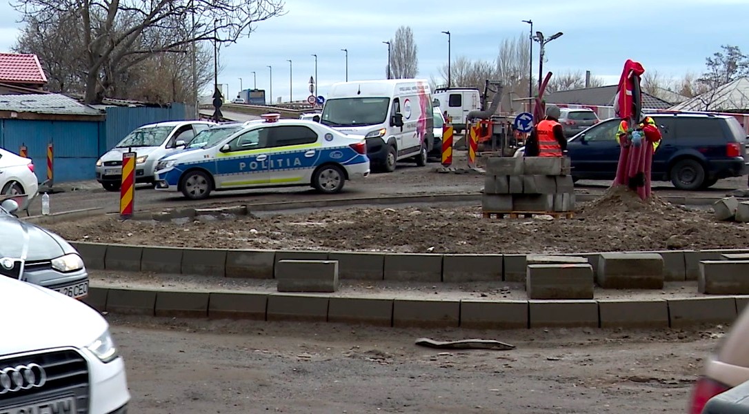 Lucrare refăcută după o „eroare de proiectare”. Noul rond, gata în maximum două săptămâni