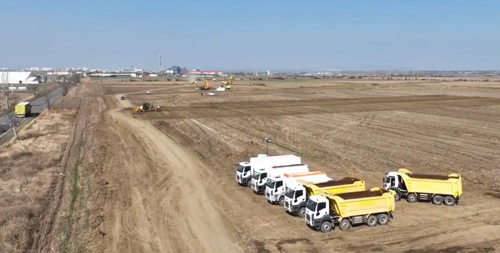 Imagini cu cel mai nou șantier al Autostrăzii Moldovei. Constructorii turci, primi pași timizi pe lotul 3 al A7