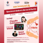 Spectacol dedicat Zilei Internaționale a Femeii, joi 7 martie, la Hotel Pietroasa, începând cu ora 12:00