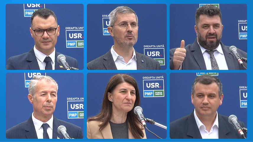 Alianța Dreapta Unită și-a lansat candidații. Barna, Tomac și Alexandru, alături de Bădulescu și Drăgulin
