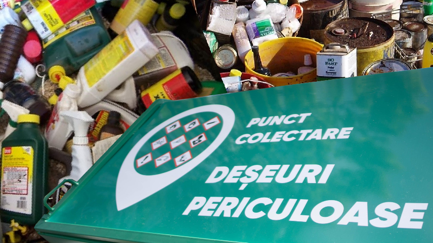 Comunicat | Campanie de colectare a deșeurilor periculoase menajere. 3 puncte de colectare