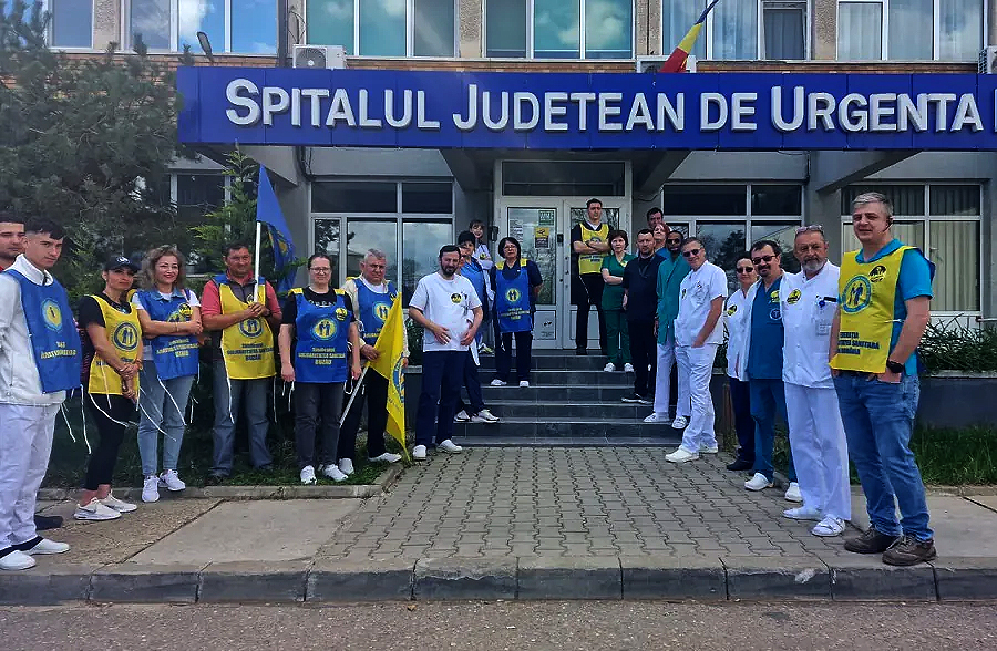 Grevă la Spitalul Județean. Cadrele medicale cer majorarea salariilor