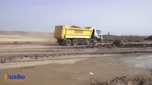 Primarul Buzăului, pe șantierul autostrăzii