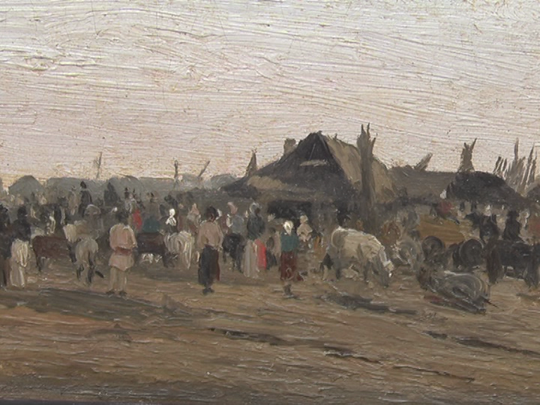 Orașul andreescian. Buzăul creat de Ion Andreescu