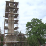 Se recondiționează Obeliscul. Apropierea vizitatorilor de șantier este interzisă