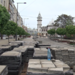 Soluție de avarie. Se înlocuiește pavajul din parcare