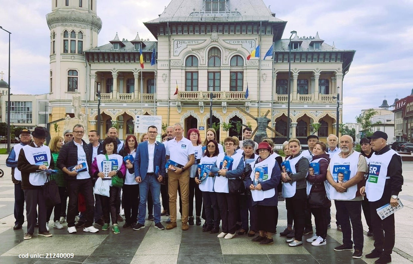 Florin Drăgulin, candidatul Alianței Dreapta Unită pentru Primăria Buzău, a dat startul campaniei electorale