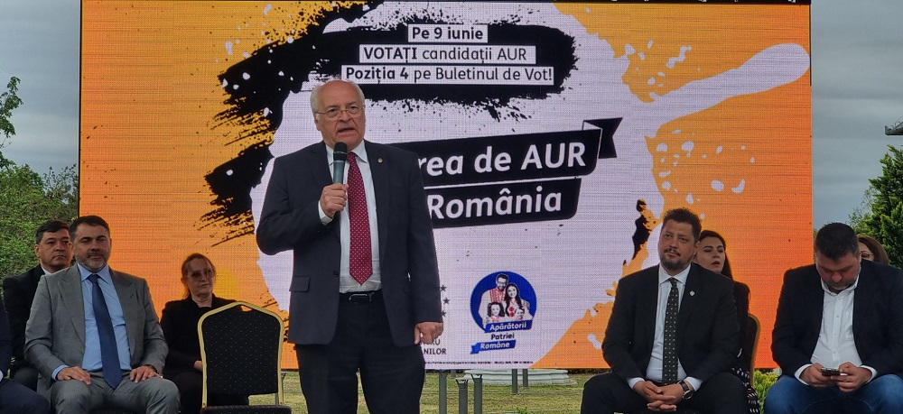 Caravana „Patrioți în Europa” a ajuns la Buzău. AUR Buzău și-a prezentat candidații la alegerile dn 9 iunie