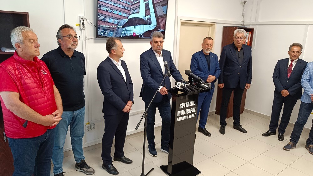 Marcel Ciolacu, vizită la Spitalul Rm. Sărat. „Acest oraș va avea o altă perspectivă de dezvoltare după finalizarea A7”