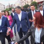 (VIDEO) ,,Mai aveți mult de furat de la Buzău, din țară?” Marcel Ciolacu, incident la vizita din orașul natal