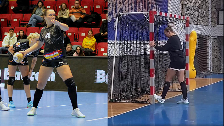 E pivot de succes, dar a început în poartă. Yaroslava Burlachenko, campioană a Ucrainei, ca goalkeeper