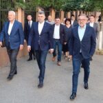 Alai social-democrat, în zi de scrutin. Ciolacu, Toma și Romașcanu, împreună la vot