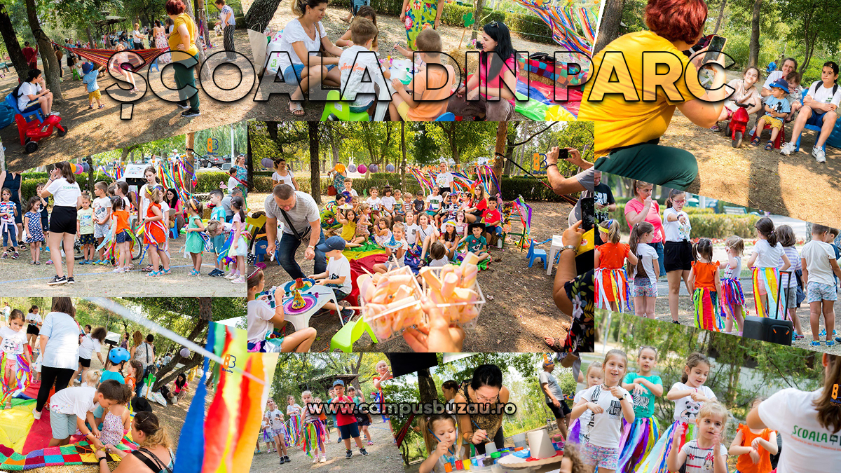 Comunicat Școala din Parc | Programul din prima săptămână a lunii iulie