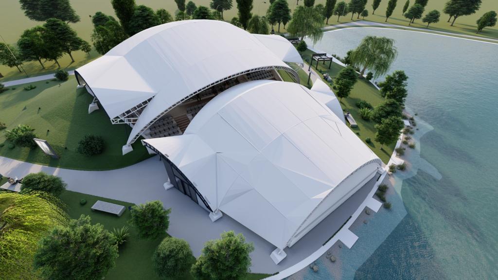 Amfiteatru abandonat. Proiectul de reabilitare a fost stopat.