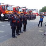 La mulți ani, pompieri buzoieni! Avansări în grad și exerciții demonstrative, de Ziua Pompierilor