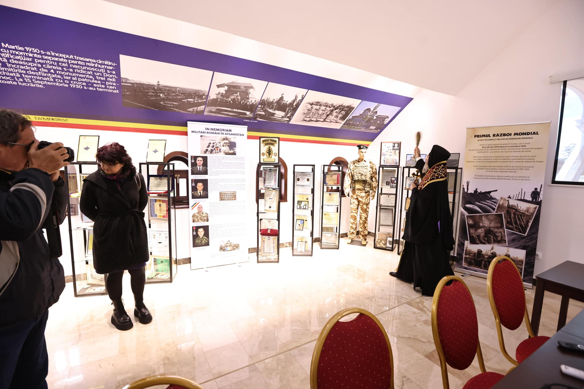 Au fost inaugurate Muzeul și Capela Cimitirului Eroilor. Duminică, sute de buzoieni au ținut să fie martori la eveniment