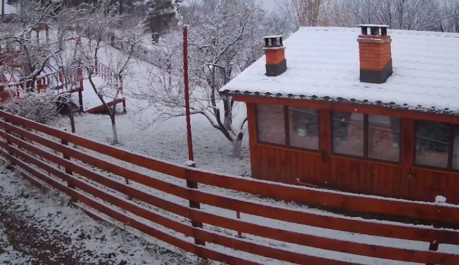 Primul episod de iarnă. În zona de munte, a nins ca-n povești