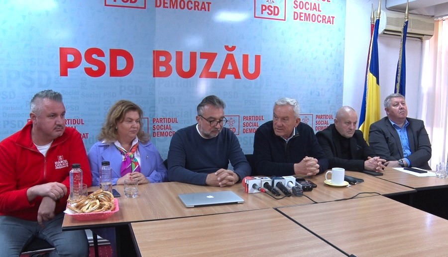 Doar buzoieni pe listele pentru Parlamentare. PSD Buzău, prima conferință de presă de la debutul campaniei electorale