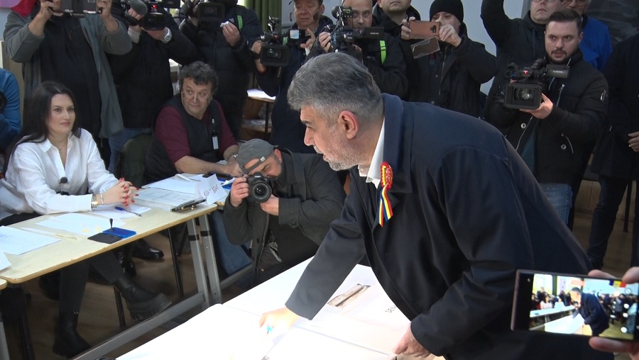 Marcel Ciolacu a votat la Buzău. „Am votat pentru continuarea drumului european al României!”