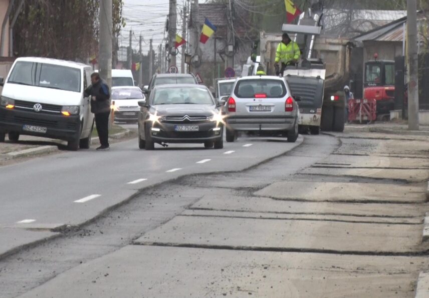 Situație complicată. Strada Marghiloman nu este pregătită de Sărbători