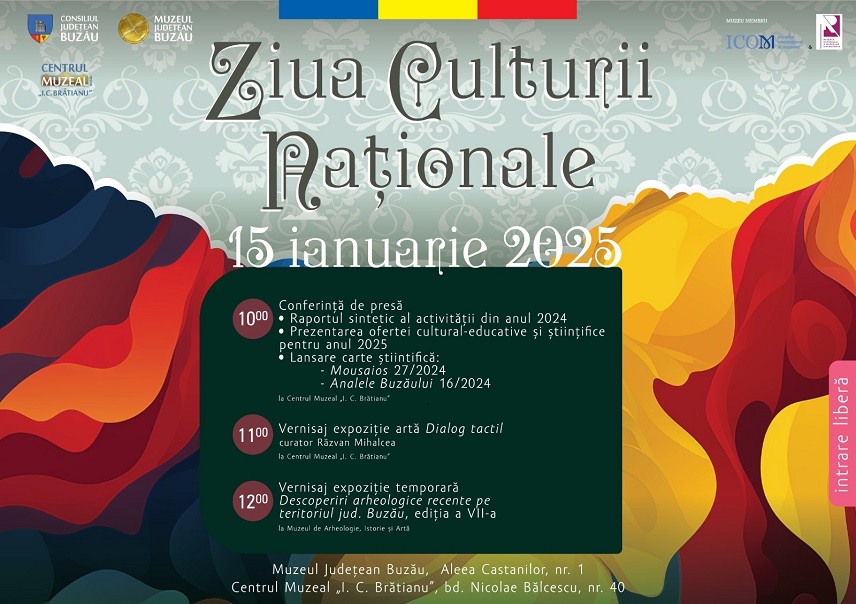 Ziua Culturii Naționale. Activitățile Muzeului Județean pentru marcarea evenimentului