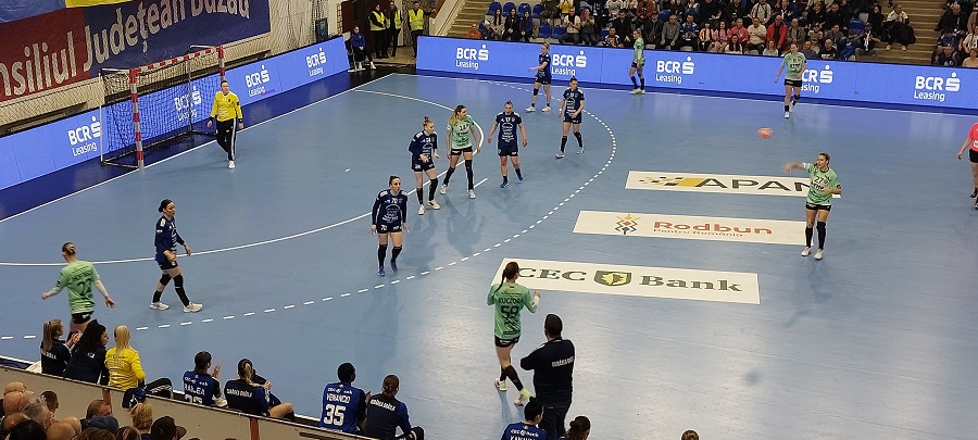 Atmosferă incendiară, la Sala Sporturilor. Brăila câștigă încă un meci european la Buzău