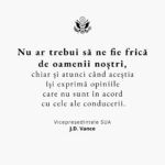 Mesaj-avertisment al Ambasadei SUA, înainte de alegeri. Vicepreședintele J.D. Vance: Fiecare cetățean are dreptul la opinie