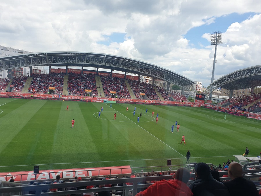 Onorabil. Gloria încheie aventura din Superligă cu o remiză